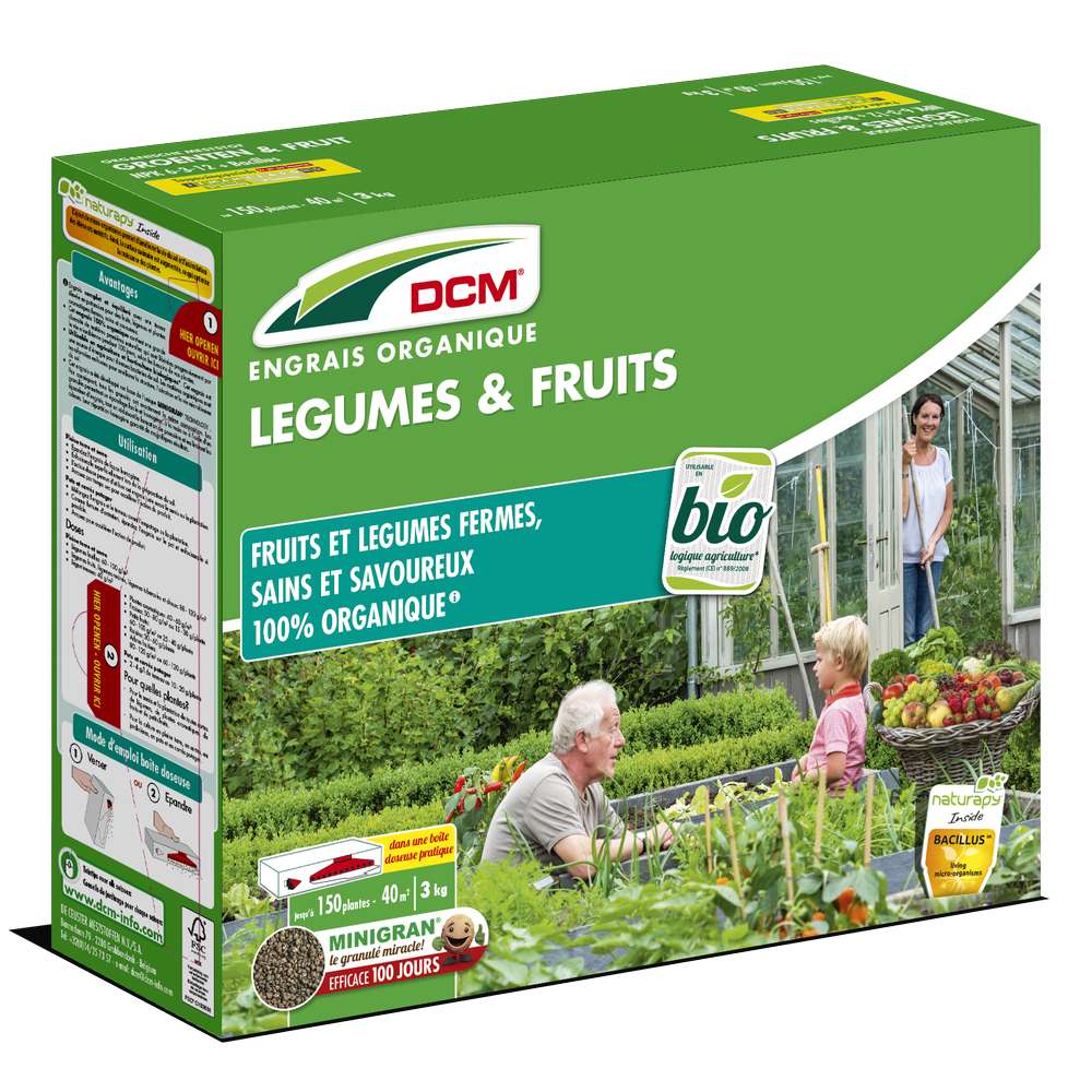 Engrais Organique Légumes & fruits Bio (3 kg)