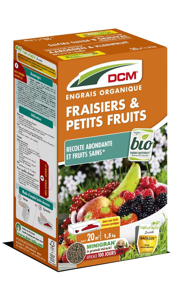 Engrais Organique Fraises & Petits Fruits bio (1,5 kg)