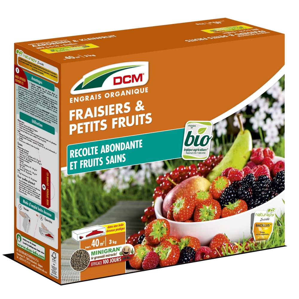 Engrais Organique Fraises & Petits Fruits bio (3 kg)