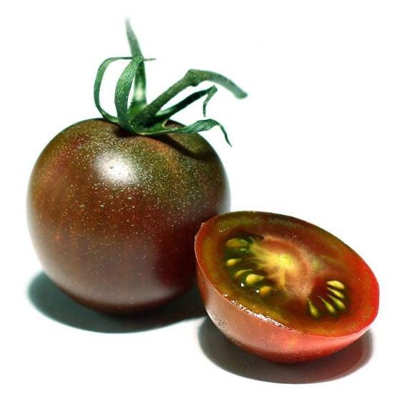 Tomate  noire Kumato
 Plant en pot de 8X8 cm