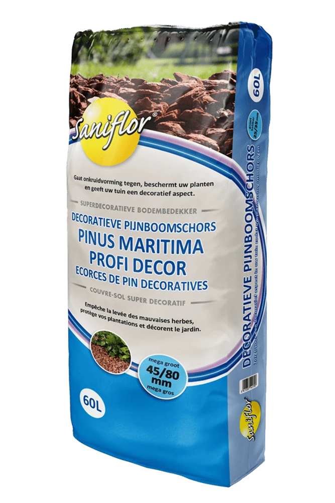 [073060] Ecorce De Pin Décorative Française 08/15 60 L