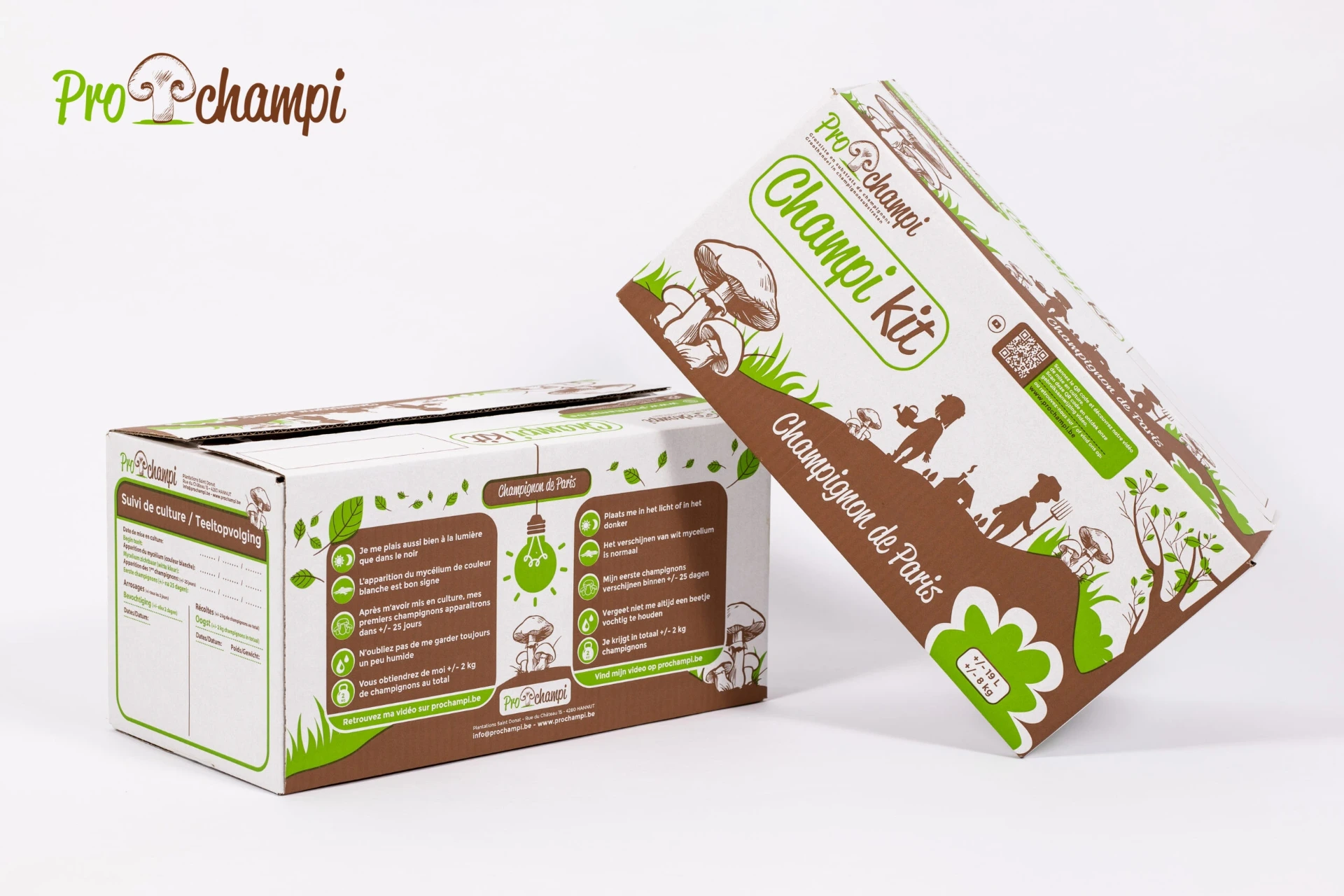 Champignon de Paris Brun - ChampiKit