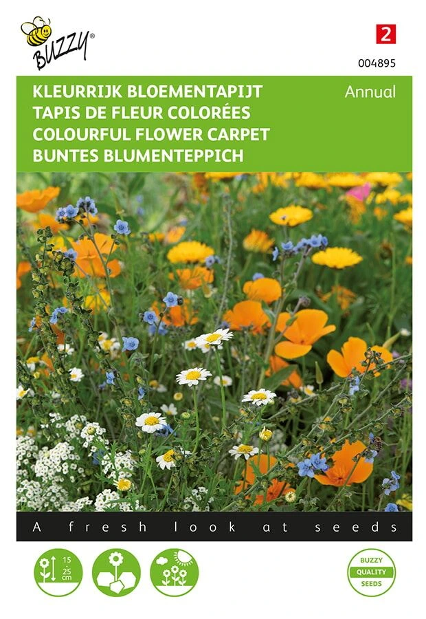 [B4895] Tapis de fleurs colorées - 1 g