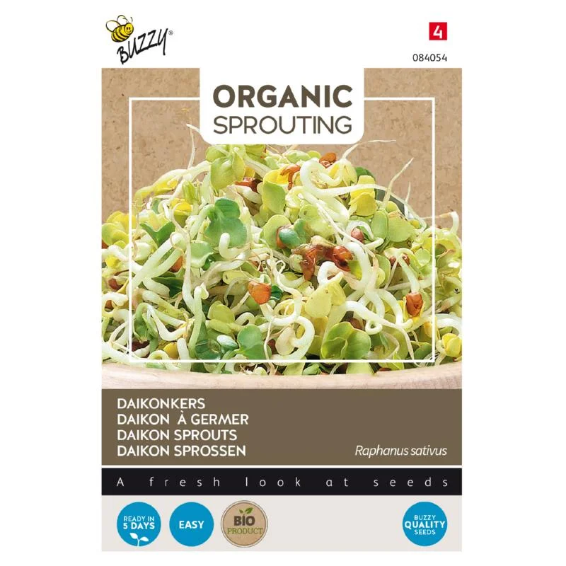 [B84054] Graines à germer de radis japonais - 30 g