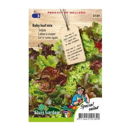 [R0189] Laitue à couper Mesclun Baby Leaf - 3000 graines
