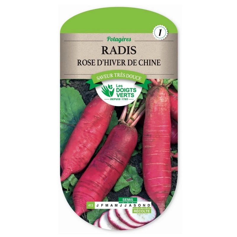 [D413-1] Radis rose d'hiver de Chine - 12 g