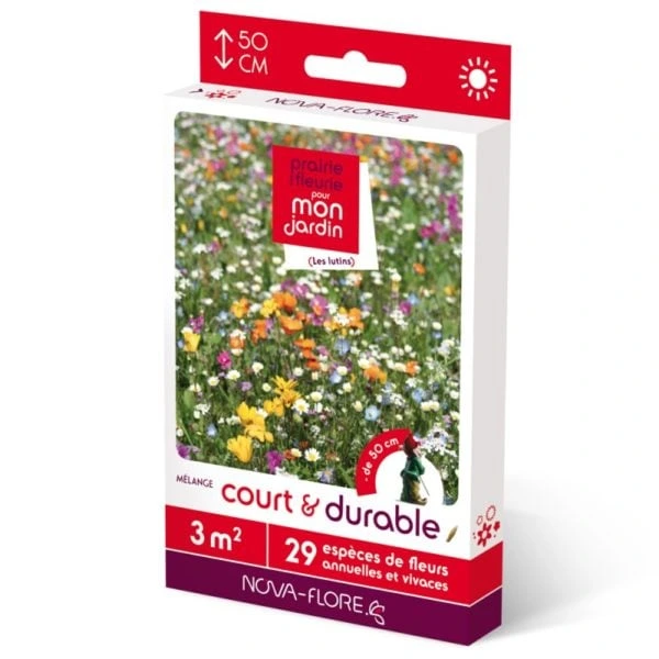 [N25507] Prairie fleurie Lutins - Durable - 3 m²