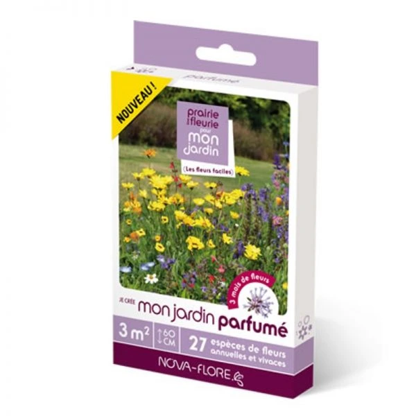 [N25668] Prairie fleurie - Mon jardin parfumé - 3 m²
