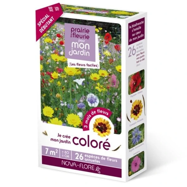 [N25137] Prairie fleurie - Mon jardin coloré - 7 m²