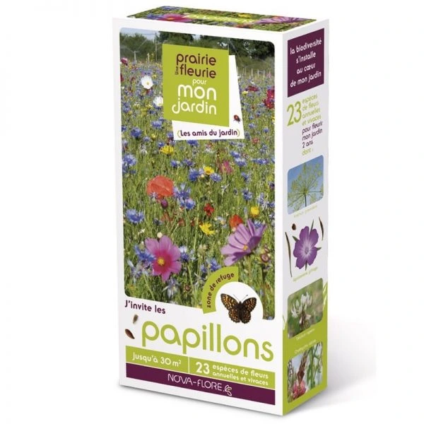[N25152] Prairie fleurie - Papillons - 30 m²