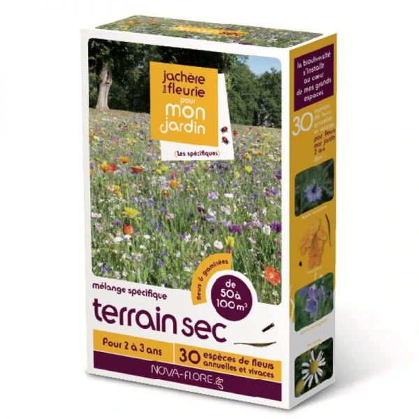 [N25925] Jachère fleurie Terrain Sec - 50 À 100 m²