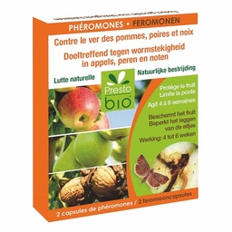 [PB1-8012] Phéromone contre le ver des pommes, poires et noix (2 capsules)