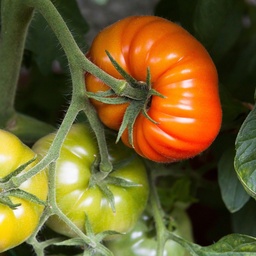 [P7850883] Tomate Triomphe de Liège
 Plant en pot de 8X8 cm